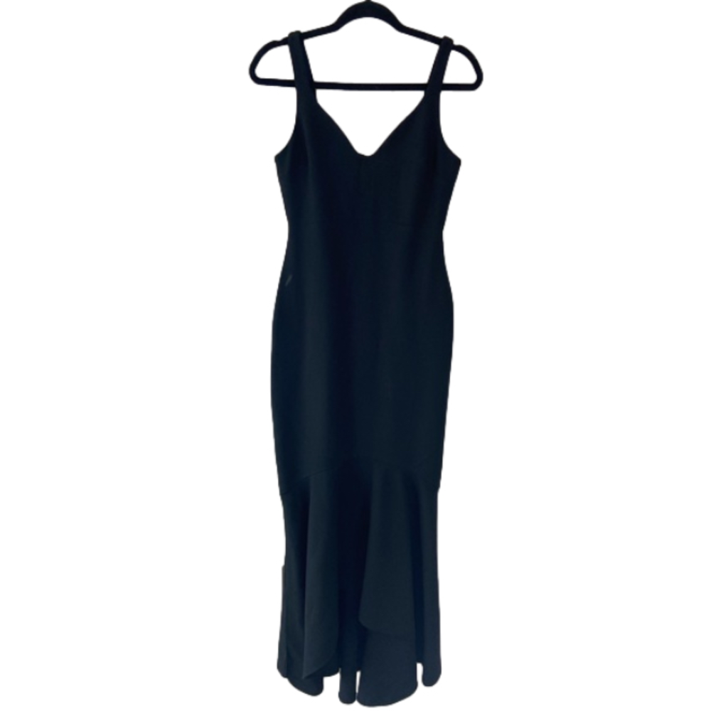 Cinq à Sept Black Sade Gown size 4